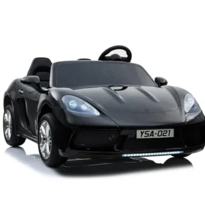 24 Volt Ride on Super Car with Leather Seat and Rubber Tires 180W Motor 2 Seats Big Kids Electric Car for 10 Year Olds