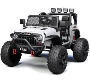 24V 2 to 4 Years Kids Unisex 4WD Battery Powered Off Road Ride On Truck Car Electric Vehicle Parent Remote Control 8 to 10km/h