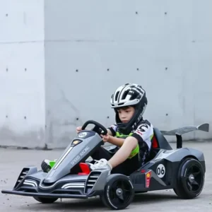 24V Battery Powered Electric Drift Go Kart for Kids 2 4 & 5 7 Years Fast Speed Ride On Toy Car Plastic Material