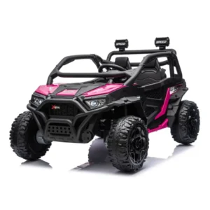 24V Electric Ride On Car Battery Powered Remote Control 2 Seater for Kids for Ages 2-4 Made of Plastic 4 Wheels