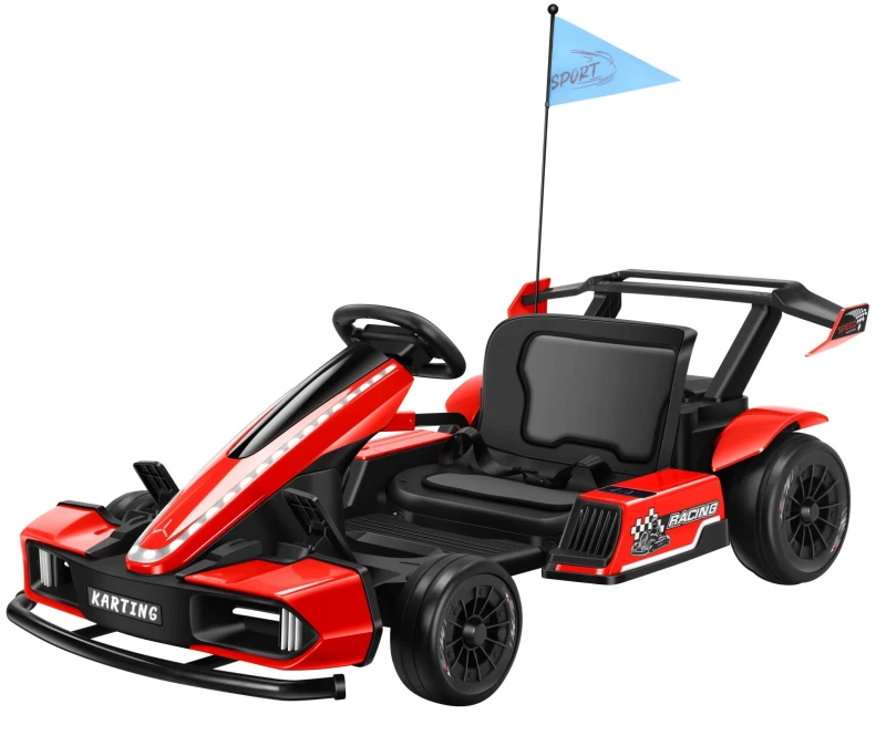 24V Red Green Gray Color Ride on Go Kart Car Electric Go Karts for 8 15 Years Old