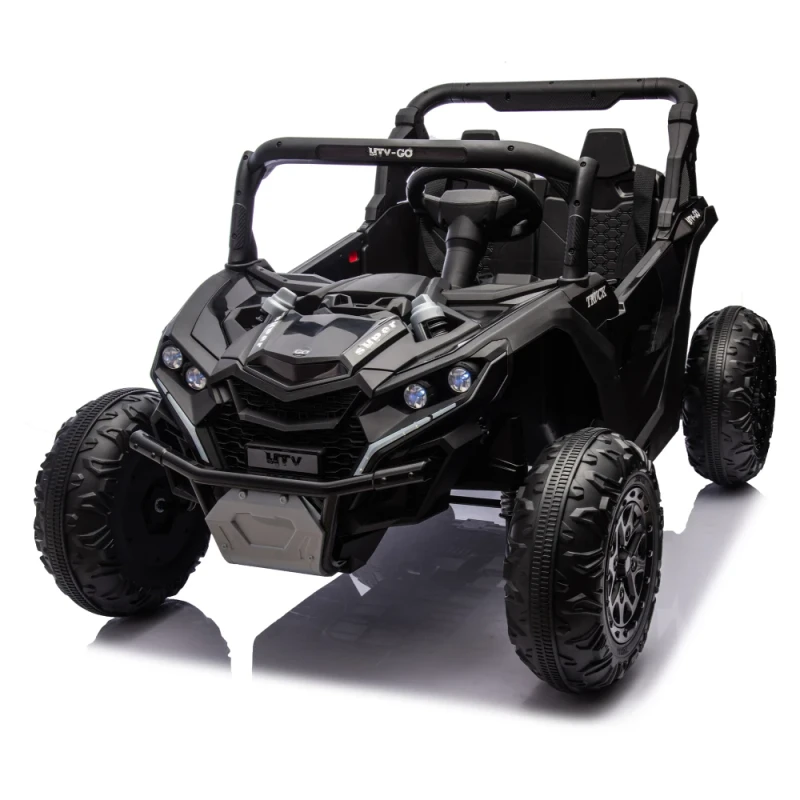 24V Ride on Scooter Truck 2 Seater UTV with 400W Motor Slow Start Large Wheel Design Ride on Car with Remote Control