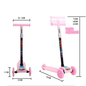 3 4 Big Wheel Off-Road Mobility Drift Foot Kids Tricycle Scooter Steel Toy Free Shipping