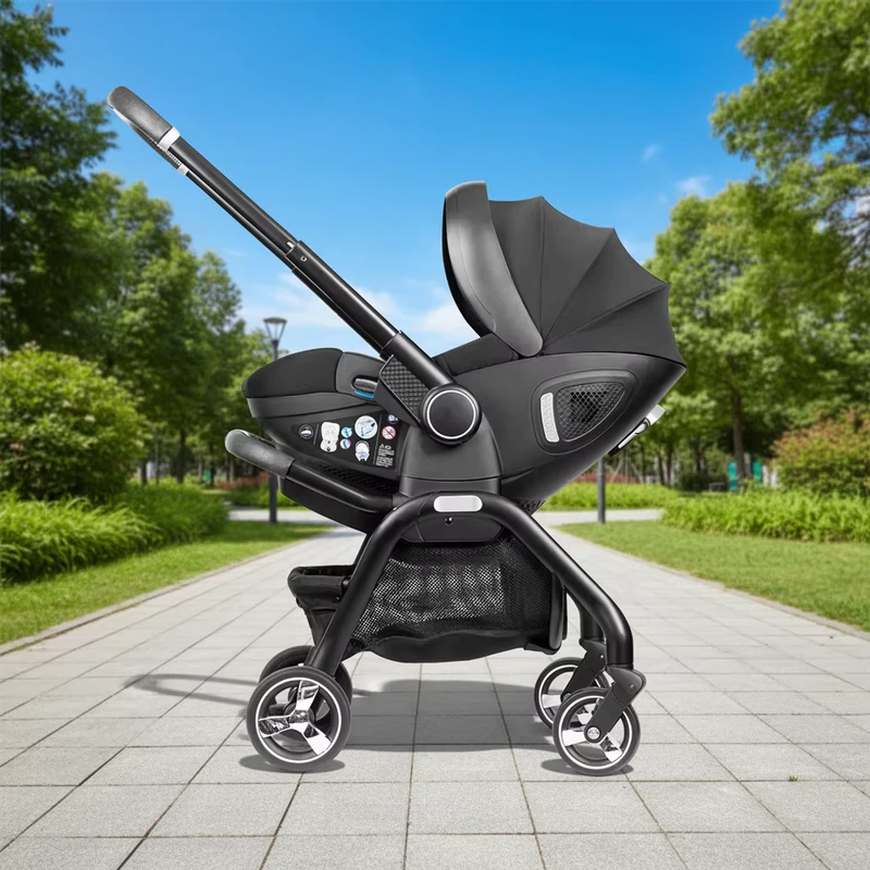 3 In1 Lightweight Infant Travel System Stroller Multi Function Baby Pushchair for Newborn Outdoor Comfort OEM ODM