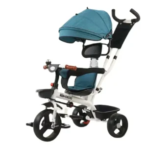 3 Wheel 4 in 1 Child Tricycle for Kids with Push Handle