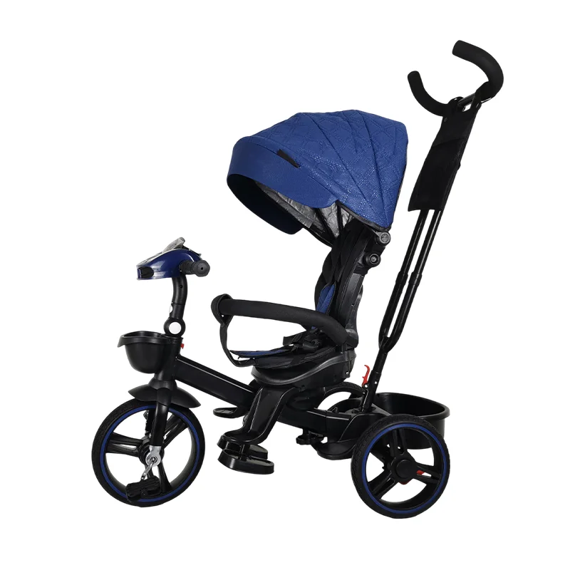 3 Wheel Children Push Tricycle New Fashion Tricycle for Kids 2-4 Years Ride on Toys Car Children Baby Tricycle