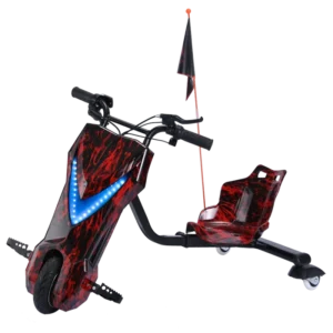 3 Wheel Electric Racing Go Karts for Kids Safe Drift Tricycle Outdoor Toy Similar Electric Cart Made Durable Rubber