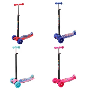 3 Wheel Kids Kick Scooter for Boy Girl With Led Light and Music