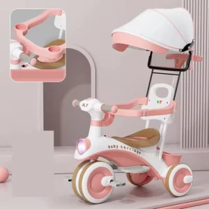3 Wheel Toddler Balance Bike Tricycle Music Eco Friendly PP Plastic 50KG Load Capacity for Kids Riding Custom