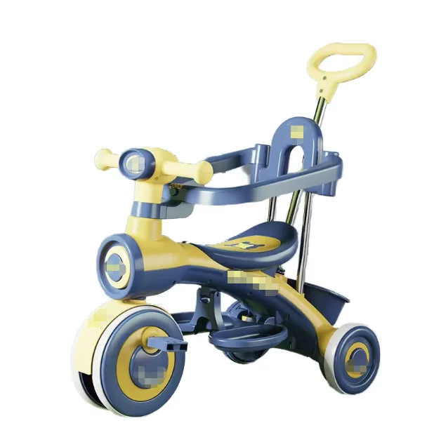 3 Wheel Tricycle for Kids 2 to 4 Years 3 in 1 Stroller Bicycle