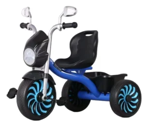 3-Wheel Tricycle for Kids LED Light Outdoor Toy for Ages 2-4 Made of Plastic