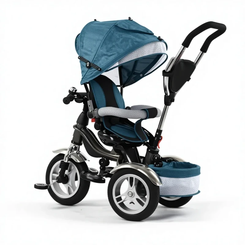 3 Wheels Children's Trike for Kids Luxury 3 Wheel Children Trike Baby Tricycle for 2-4 Years Old Children