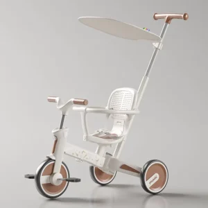 3 Wheels Toy Kid Bike Baby Tricycle Folding Children Tricycle Rubber Wheels 3 in 1