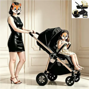 3 in 1 Baby Stroller 8.6kg 9 Inch Wheels 12 Inch Big Wheel EN1888 2 0 3Y Two way Folding Max Loading More Than 20kg