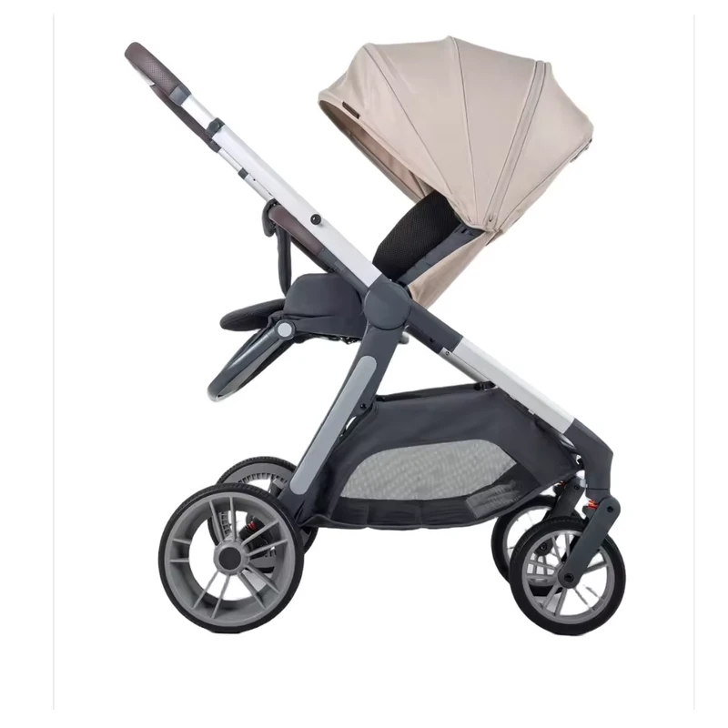 3 in 1 Baby Stroller Aluminium Alloy with Cotton Fabric