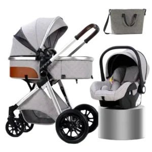3 in 1 Baby Stroller Luxury High Landscape Poussette Multi Functional Baby Pram for Travel
