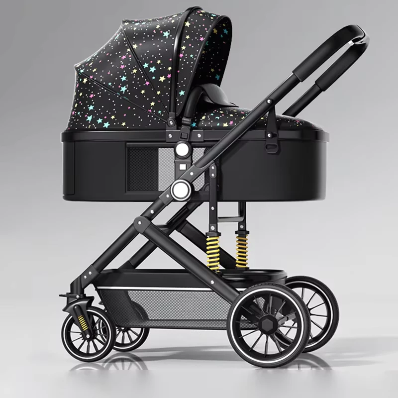 3 in 1 Baby Strollers Walkers & Carriers Car Cart Buggies Folding Trolley Lightweight Traveler for 3 Years Old