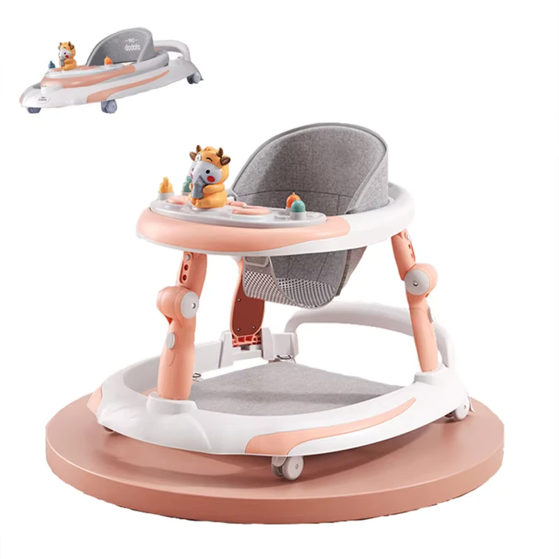 3 in 1 Baby Walker with Wheels and Music Multi purpose Baby Walker with Variable Rocking Horse