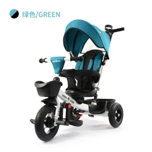 3 in 1 Child Tricycle Ride on Trike Kids Balance Bike Mini Walking Foldable Bicycles with Pedal Baby 3 Wheels Trike