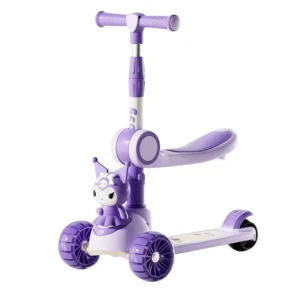 3 in 1 Foldable Bikes Ride on Toys Three Wheels Kids Children Kick Scooter Kids’ Scooters for Walk Training Baby Products