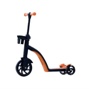 3 in 1 Foldable Kick Scooter with Removable Seat and PU Wheels for 3 6 Year Old Boys Girls Freestyle Three Wheel Skateboard Gift