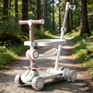 3 in 1 Foldable Kick Scooter with Seat & Pedals OEM Factory Direct Growing Kids Scooter for Ages 1-12 Boys & Girls