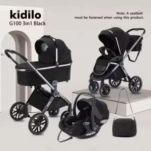 3 in 1 G100+C Baby Stroller Car Seat & Travel System for 0-3 Years for Toddlers & Family Trips