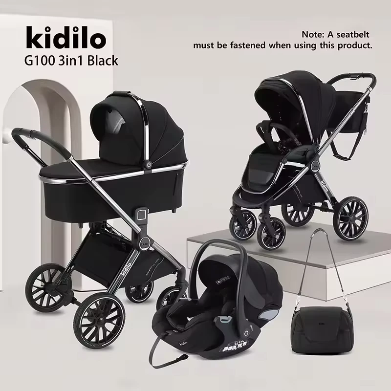3 in 1 G100+C Baby Stroller Car Seat & Travel System for 0-3 Years for Toddlers & Family Trips
