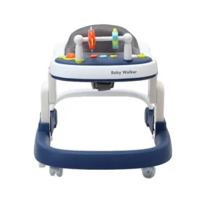 3 in 1 Height Adjustable Detachable Plastic Baby Walker with Music and Wheels