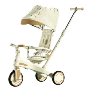 3 in 1 Kids Tricycle Scooter with Adjustable Seat & Handlebar Toddler Balance Bike 3 Wheel Bicycle for Boys Girls 2-6 Years Old