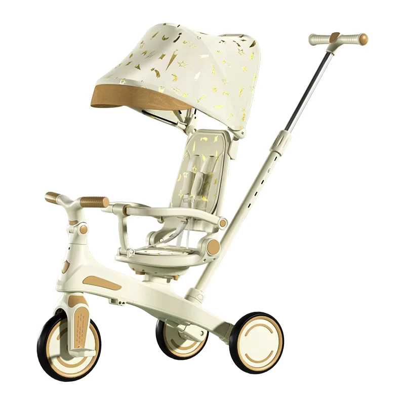 3 in 1 Kids Tricycle Scooter with Adjustable Seat & Handlebar Toddler Balance Bike 3 Wheel Bicycle for Boys Girls 2-6 Years Old