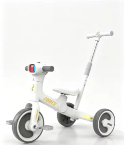 3 in 1 Kids Tricycle with Push Handle Foldable Children Pedal Trike Adjustable Seat Toddler Balance Bike anti rollover Outdoor