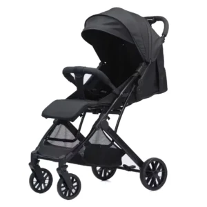 3 in 1 Luxury Cotton Infant Basket Car Seat Foldable Lightweight Stainless Steel Frame 360 Wheels 20KG Load Capacity Baby Stroller