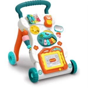 3 in 1 Multifunctional Activity Push Drag Toys Toddler Learning Baby Walker With Music and Light