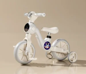3 in 1 Plastic Children’s Tricycle Balance Bike with 3 point Safety Harness for 1 3 Year Old Toddlers