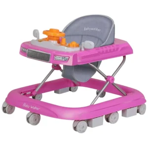 3 in 1 Plastic Kids Activity Car Simple Baby Walker with Music Wheels for Baby Girls Push Walkers