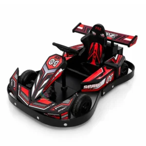 350W Electric Go Kart for Kids Battery Powered Racing Kart Car for Mall Arcade Amusement Park