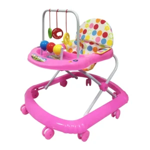 360 Degree Rotating Round Outdoor Baby Walker with Music 8 Pcs of Wheels