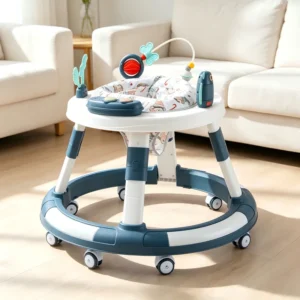 360 Degree Seat Rotating Children Learn to Walk Cartoon Walking Toy Chairs Music Baby Walkers