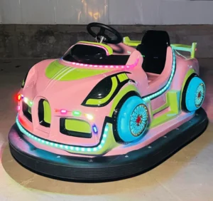 360° Drift Electric bumper cars with Luminous Light with parent-kids seats for kids Ride-On for Outdoor playgrounds