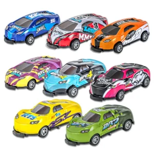 360 Flip Bucket Bouncing Rotating Alloy Car Flip Bucket Rebound Impact Bouncing Car Light Metal Diecast Car