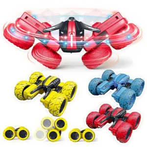 360 Rotating Swing Arm Stunt 2.4GHz RC Car Double-Sided Remote Control Hobby Vehicle Toys Charger for Experts Radio