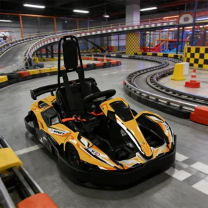 36V 22Ah Lithium Electric Go Kart 800W Hub Motor 4-Speed Adjustment for Amusement Park