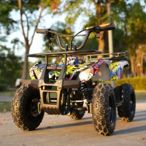 36V Electric Kids Ride On Toy Car with LED Lights Powered by Four Wheels for Children 6 8 Years Old