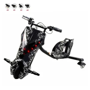 36V Variable Drift Three Wheel Scooter Electric Kart for Kid 6+ Years Outdoor Use