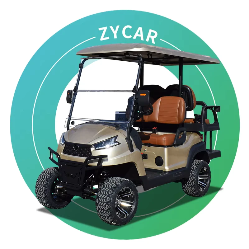 4-Seater Golf Buggy Customized 72V AC Motor Lithium Battery Off Road Electric Golf Car