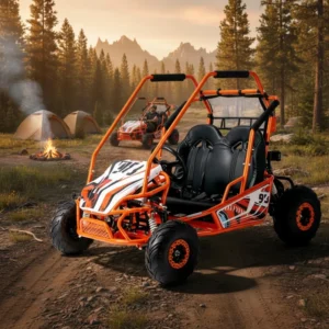 4 Stroke 120cc Gasoline Chain Drive Go Karts for Parent child Outdoor Use Hydraulic Disc Brakes 38km/h Max