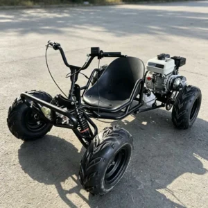 4-Stroke Gas-powered Off-road Kart with Chain Drive and 8-inch Tires Adult Racing All-terrain Four-wheeled Go Kart