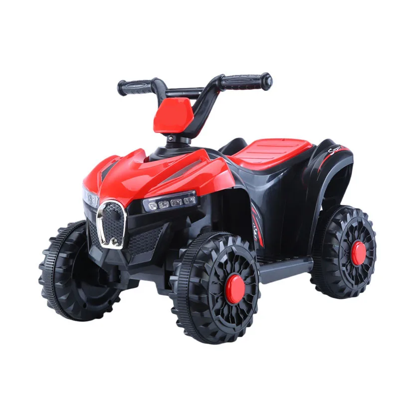 4-Wheel Electric ATV Quad Bike for Kids Power Battery Plastic Material Small Wheel Ride On Car Toy