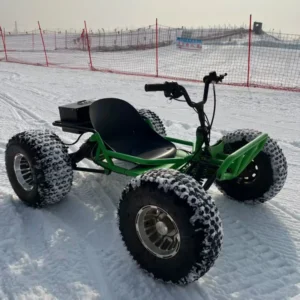4 Wheel Electric Go Kart 48V 18kW Motor 10 Inch Wheels 35km h Max Speed 200kg Load Capacity Green Energy Efficient Outdoor Drift